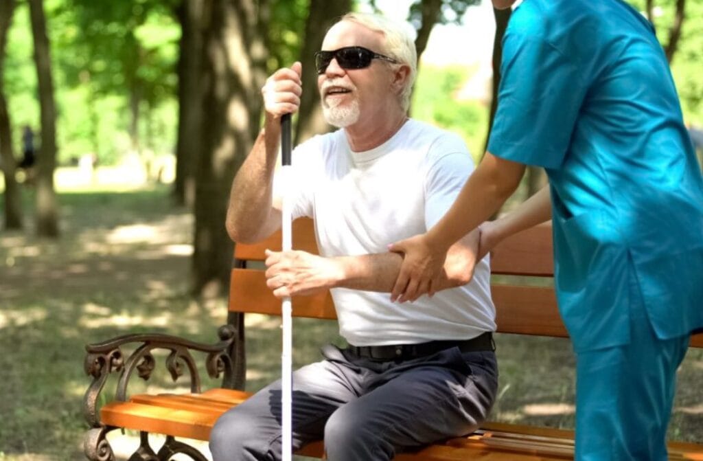 Пансионат для слепых пожилых